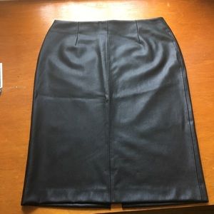 Zara Vegan Leather Skirt - Sz XL